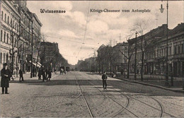 ! Alte Ansichtskarte Berlin Weissensee , Königs Chaussee Vom Antonplatz, 1911 - Weissensee