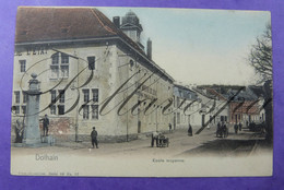 Dolhain Ecole Moyenne De L'Etat. Nels Serie 99, N° 57 Pensionat Français-Allemand Dorpspomp Coloré-1919 - Limburg