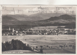 B1197) ISNY I. Allgäu - Tolle Ansicht über Wiese Auf Stadt Mit Häusern U. Türmen 1929 !! - Isny