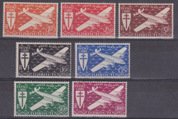 COTE DES SOMALIS - 1943 - POSTE AERIENNE SERIE LONDRES - YVERT N°1/7 ** MNH - COTE = 22 EUR. - - Ungebraucht