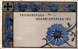 ! Alte Ansichtskarte Aus Frankfurt Am Main, Kornblumentag 1911, Friedensfeier, Jugendstil, 1871 - Other & Unclassified