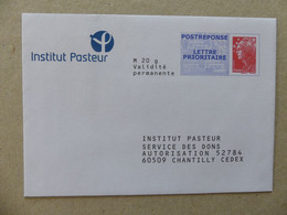 Postreponse Institut Pasteur - Cartes/Enveloppes Réponse T