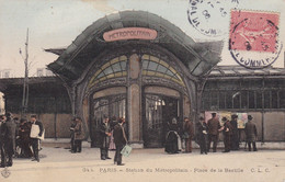 CPA///064...........METROPOLITAIN...station Bastille - Pariser Métro, Bahnhöfe