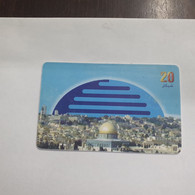 Plastine-(PS-PAL-001)-Jersalem Dome-(412)-(1/1998)-(20 ₪)-(0030-090718)-used Card+1 Card Prepiad Free - Palästina