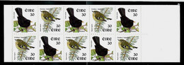 EIRE - Birds - Vogels - Oiseaux; Carnet De 10 Timbres (**) (Turdus Merula Et Regulus Regulus) - Booklets