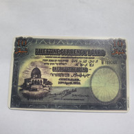 Plastine-(PS-PAL-004C)-Banknote Palestian Pound-(423)-(5/1999)(10 ₪)(0017-244027)-used Card+1card Prepiad Free - Palästina