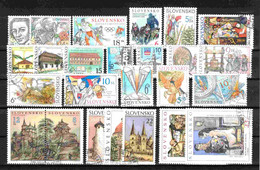 Slovaquie 2002 Mi 414-443, Obliteré, L'année Complete - Full Years