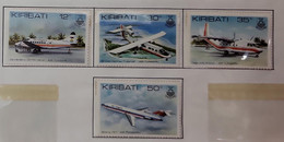 SO) KIRIBATI, AIRPLANES, SERIES OF 4, MNH. - Kiribati (1979-...)