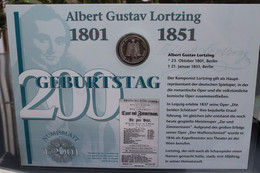 Deutschland Numisblatt 1/2001 "Albert Gustav Lortzing" - Ohne Zuordnung