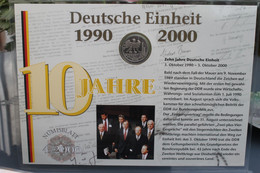 Deutschland Numisblatt  4/2000 "10 Jahre Deutsche Einheit" - Unclassified