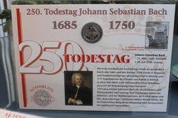 Deutschland Numisblatt  3/2000 "250. Todestag Johann Sebastian Bach" - Zonder Classificatie