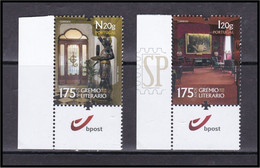 Portugal 2022 175 Anos Grémio Literário Bpost Corner Sheet Belgian Post - Unused Stamps