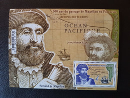 Polynesia 2021 500 Year Passage Magellan Polynesie Map Boat America Cap Ms1v MNH - Nuovi