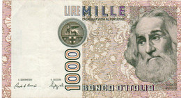 ITALIA 1000 LIRE 1988  P-109  Circ. - 1000 Lire