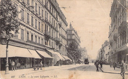 CPA Lyon - Le Cours Lafayette - Tramway - Animé - Lyon 6