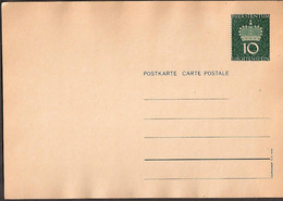 Liechtenstein 1959 - Post Card, Postkarte, Carte Postale, Briefkaart - Un Canceled! - Ganzsachen