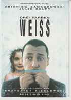 Kino, Drei Farben Weiss - Advertising