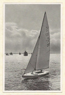 GERMANY. 1936. PHOTO CARD. OLYMPICS. SAILING. YACHT WANNSEE. BILD 122 - Bekleidung, Souvenirs Und Sonstige