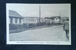 ►  HERMANVILLE Sur MER. (14 Calvados) 1930s. - Route De Riva-Bella - Other Municipalities