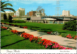 Florida Tampa Skyline From West Bank Of Hillsborough River - Tampa