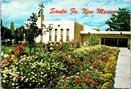 New Mexico Santa Fe Flower Gardens In Old Santa Fe - Santa Fe