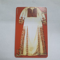 Plastine-(PS-PAL-0005A)-Bridal Dress From Yazour-(434)-(12/1998)(15₪)(0027-042889)-used Card+1card Prepiad Free - Palestina