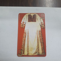 Plastine-(PS-PAL-0005D)-Bridal Dress From Yazour-(449)-(7/1999)(15₪)(0027-343502)-used Card+1card Prepiad Free - Palestina