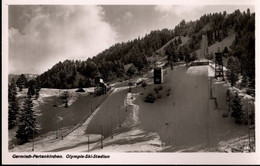 ! Alte Ansichtskarte Garmisch, Olympia 1936 Skisprungschanze - Winter Sports