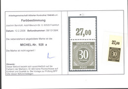 Gemeinschaftsausgaben,928a,Pdgz,xx,Befund - Neufs