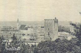 Rarität Gesamtansicht Mühldorf Am Inn Burg Wohnhäuser 3.4.1934 Nach Hamburg - Mühldorf