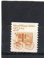 ETATS-UNIS       25 C     1986    Y&T:1692    Avec N° De  Roulette     Neuf Sans Charnière - Coils (Plate Numbers)