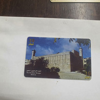 Plastine-(PS-PAL-0006B)-The Ibrahim-Mosque-hebron-(462)-(8/1999)(30₪)(0057-068523)-used Card+1card Prepiad Free - Palestina