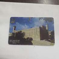 Plastine-(PS-PAL-0006B)-The Ibrahim-Mosque-hebron-(463)-(8/1999)(30₪)(0057-087758)-used Card+1card Prepiad Free - Palästina