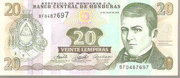 Honduras P-98  20 LempiraS  2016  UNC - Honduras