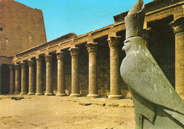 - EGYPT - EDFU. - Forecourt In Horus Temple - Stamp - Scan Verso - - Edfu