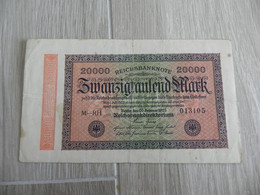 Deutschland Germany 20'000 Mark 1923 - 20.000 Mark