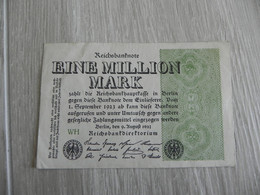 Deutschland Germany 1'000'000 Mark 1923 - 1 Miljoen Mark