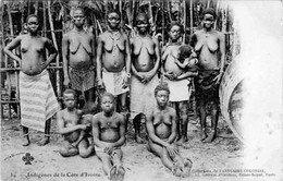 Delcampe - Cpa Indigènes De La Côte D'Ivoire ( Femmes Seins Nus )   ( S.10933 ) - Elfenbeinküste