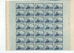 COB 297 ** MNH X66 Exemplaires Reformant Quasi Une Feuille Complète - Inscription Atelier Du Timbre Malines - Cote 1551 - Unused Stamps