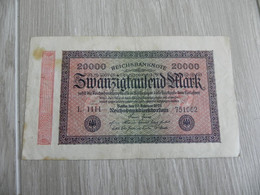 Deutschland Germany 20'000 Mark 1923 - 20000 Mark