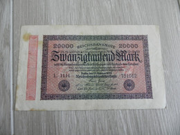 Deutschland Germany 20'000 Mark 1923 - 20.000 Mark