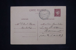 CÔTE DES SOMALIS - Entier Postal Pétain D'un Soldat De Djibouti Pour La France En 1941 - L 120231 - Brieven En Documenten