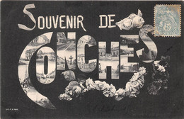 27-CONCHES- SOUVENIR DE CONCHES MULTIVUES - Conches-en-Ouche