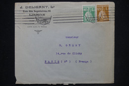 PORTUGAL - Enveloppe Commerciale De Lisbonne Pour Paris En 1929 - L 120245 - Covers & Documents