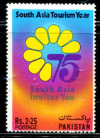 PK0236 Pakistan 1975 South Asia Tourism Year 1V MNH - Pakistan