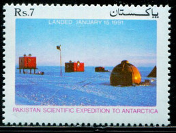 PK0240 Pakistan 1991 Antarctic Expedition 1V MNH - Pakistan