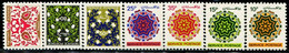 PK0245 Pakistan 1980 Official Stamp Pattern 7V MNH - Pakistan