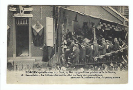 EDEGEM - Jubelfeesten Der Grot,17 Mei 1909  18  La Cantate - La Tribune Des Invités 1909 - Edegem