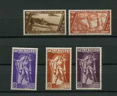 Delcampe - !!! ITALIE, POSTES AERIENNES N°18/20 ET 39/40 NEUVES ** - Luchtpost