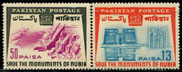 PK0263 Pakistan 1964 Protected World Heritage Nubian Ruins 2V Engraving Edition MNH - Pakistan